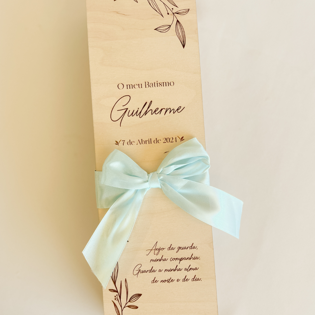 Caixa Personalizada para Vela de Batizado