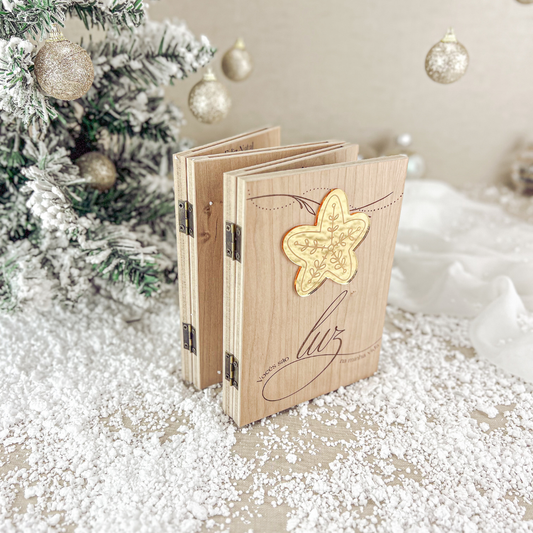 Moldura Desdobrável Cerejeira – Prenda Natal Personalizada Padrinhos