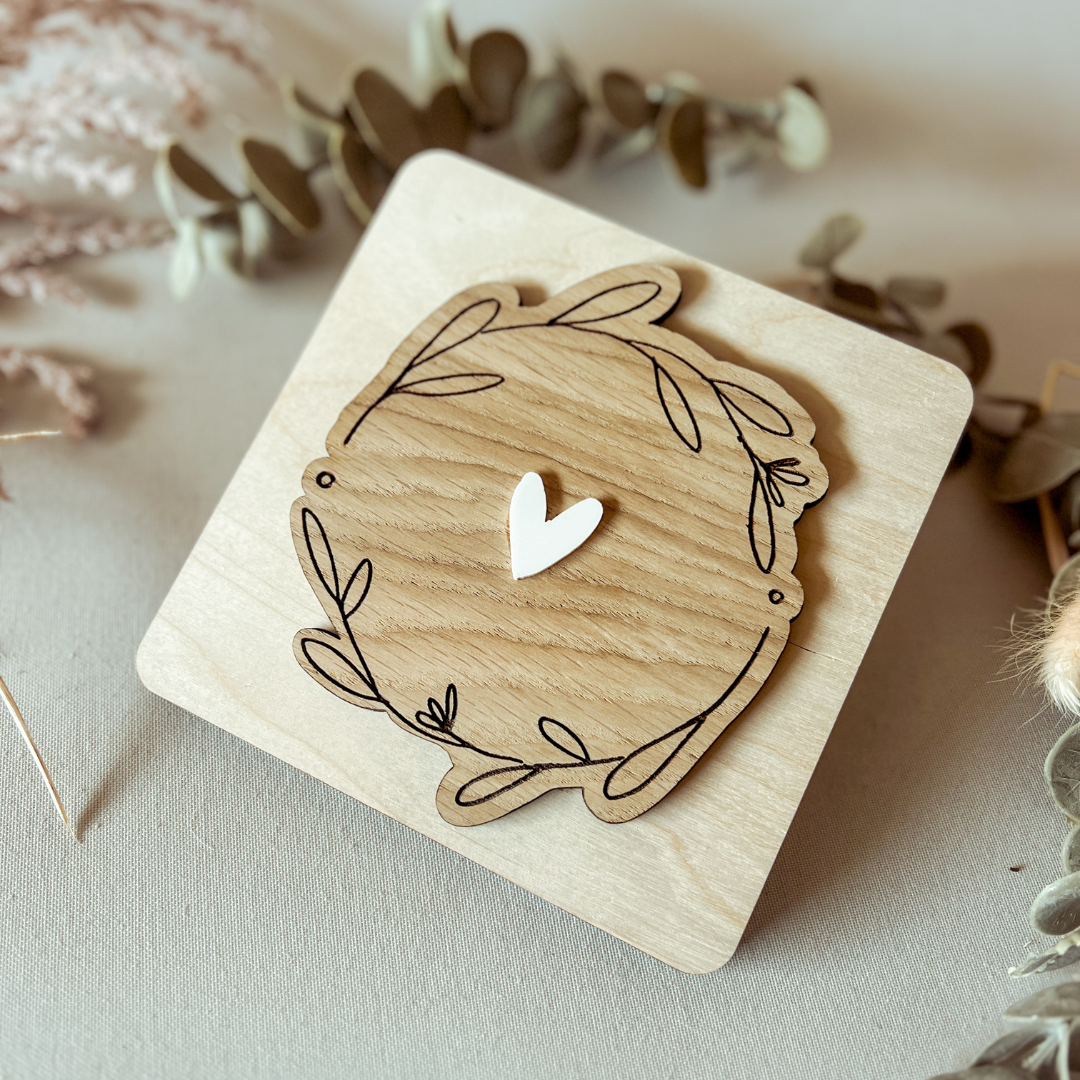 Convite Personalizado para Padrinhos de Batizado - Encaixe