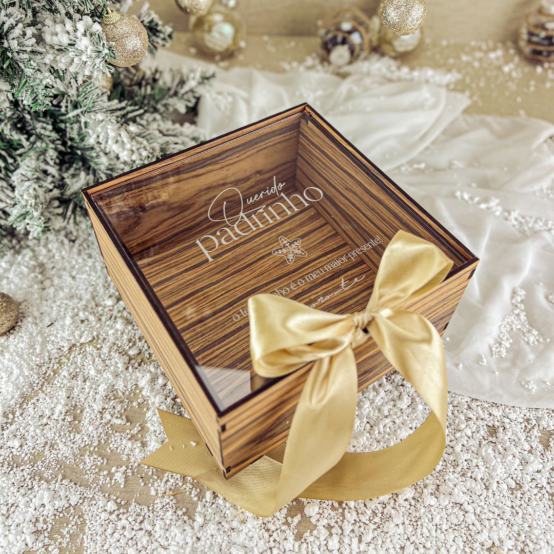 Caixa Personalizada Madrinha/Padrinho