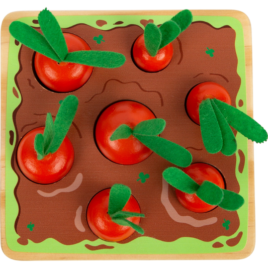 Jogo Plug-in Cenoura | Small Foot | Brinquedo Montessori em Madeira