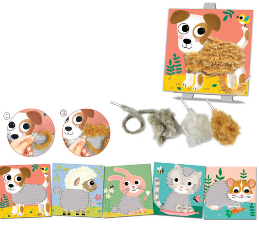 Kit de Atividade Manual para Laçar “Meus Doces Companheiros” | Créa Lign’