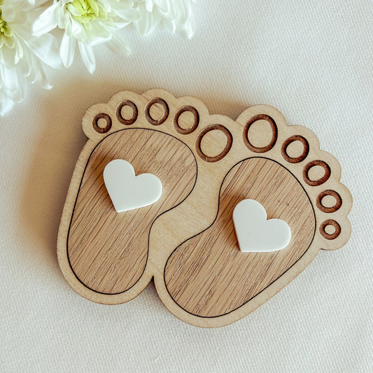 Conjunto Convite e Lembrança de Batizado – Modelo Pezinho