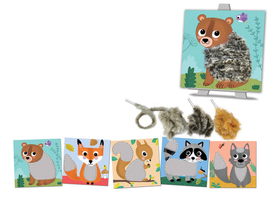 Kit de Atividade Manual Laçar "Amiguinhos da Floresta" | Créa Lign'