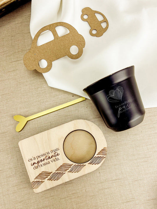 Chávena de Café Personalizada com Frase para o Dia do Pai