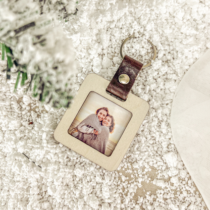 Porta-Chaves com Fotografia e Frase