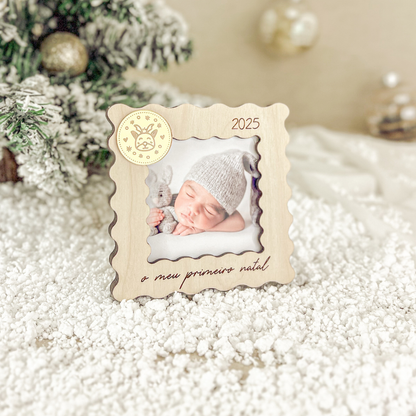 Mini Molduras em Bétula (8,5x8,5cm) | Prenda Natal