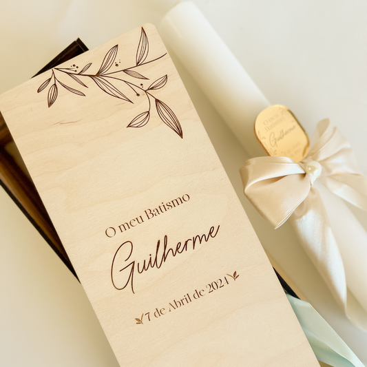 Caixa Personalizada para Vela de Batizado