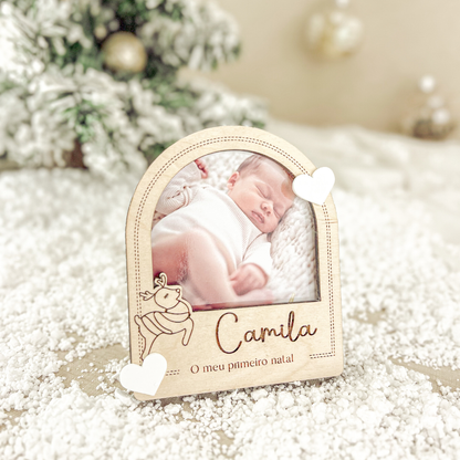 Mini Molduras em Bétula (8,5x8,5cm) | Prenda Natal