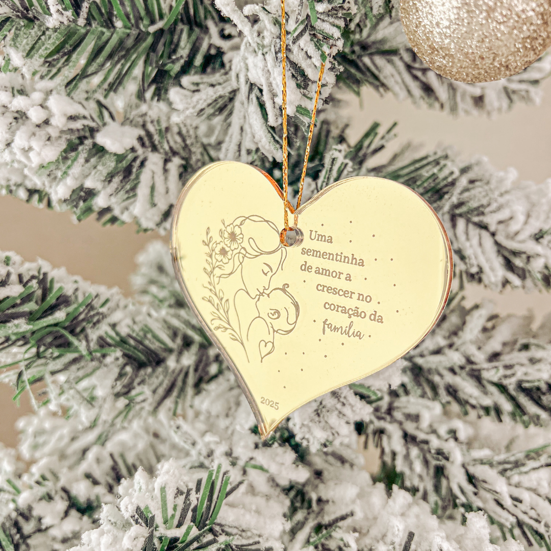 Ornamento Grávida (8x9cm)