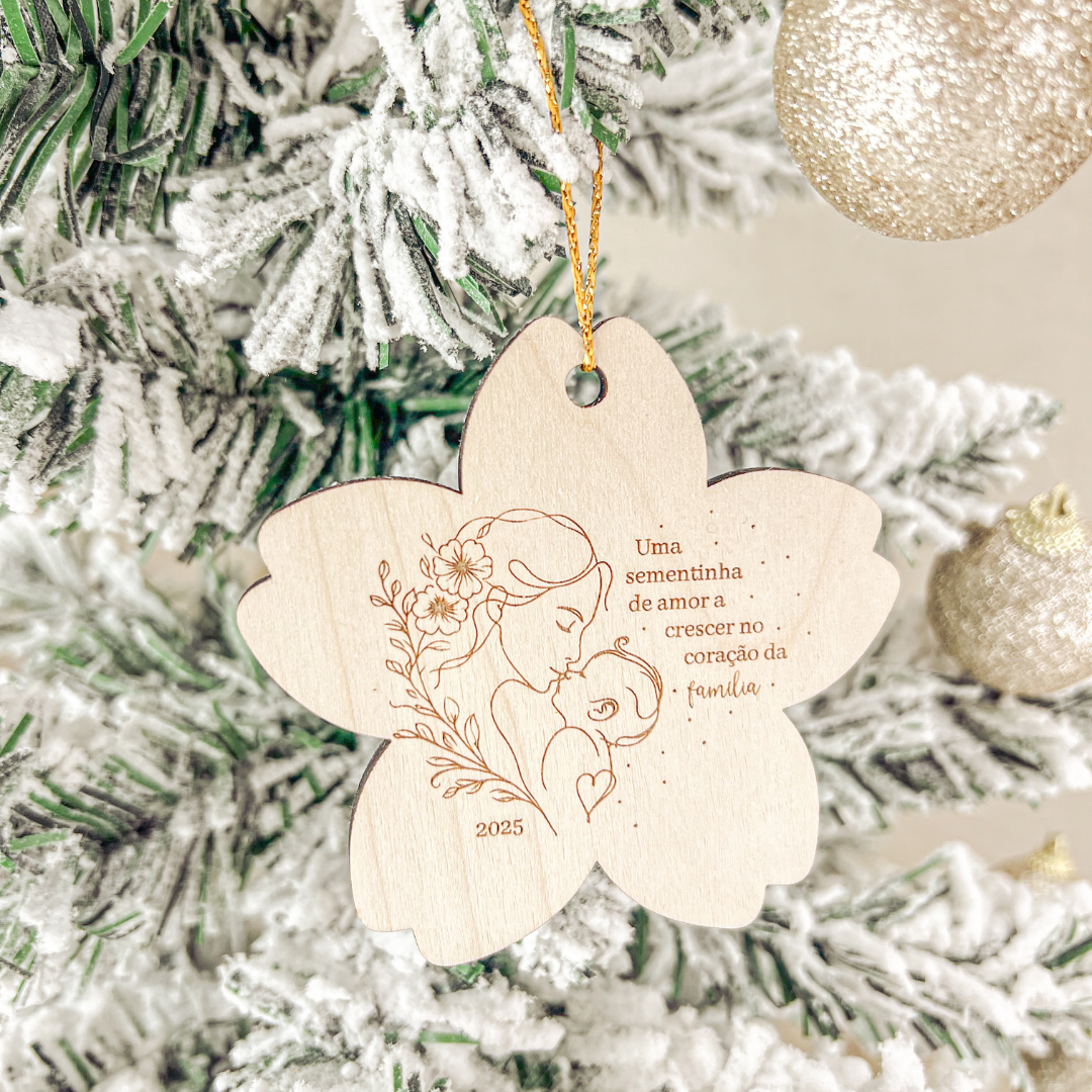 Ornamento Grávida (8x9cm)
