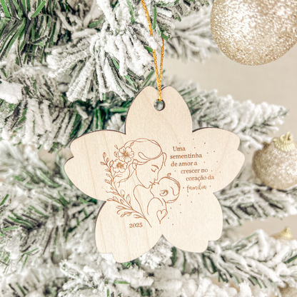 Ornamento Grávida (8x9cm)
