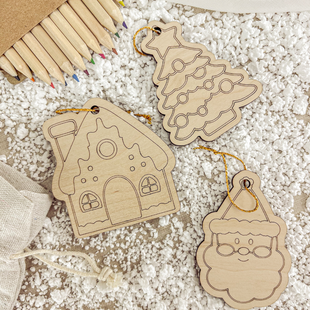 Conjunto Ornamentos para Colorir (8x8cm)