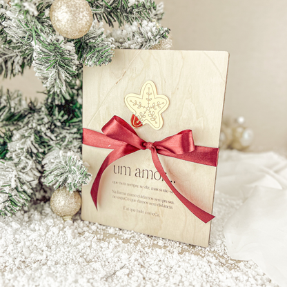 Fólio Estrela Dourada “Um Amor” (16x21cm)