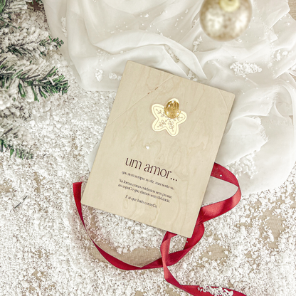 Fólio Estrela Dourada “Um Amor” (16x21cm)