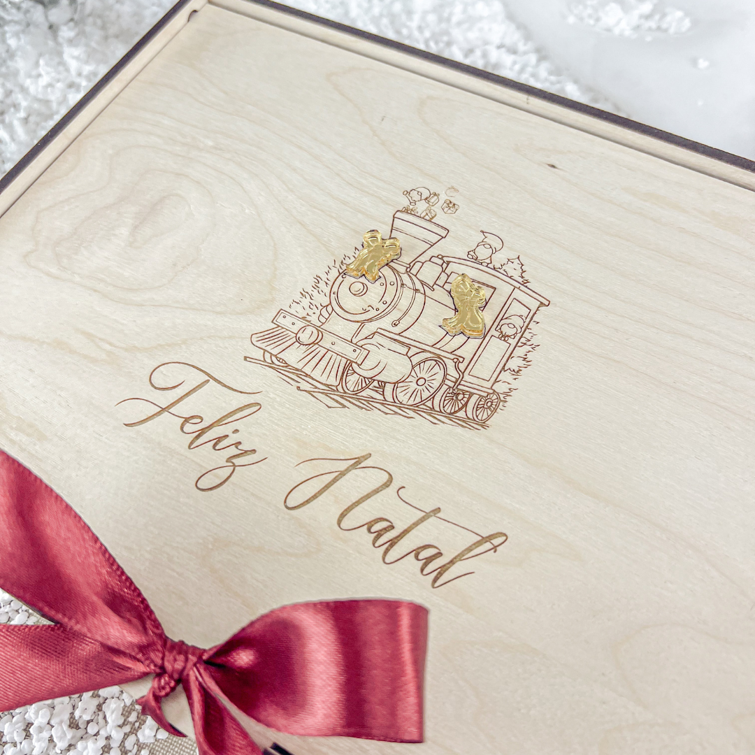 Caixa com Comboio Natal