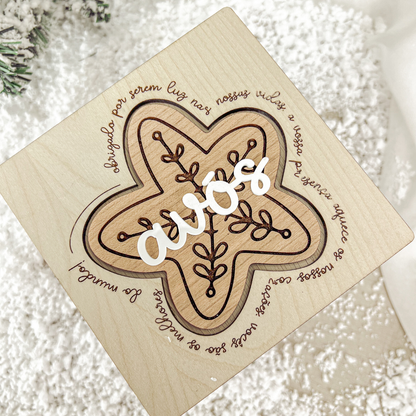 Cubo Fotográfico “Avós” (12x12cm)