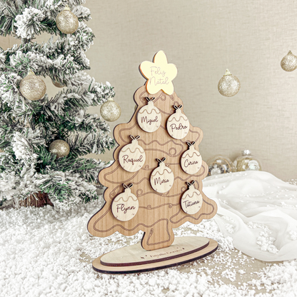 Árvore da Família com Bolas Personalizadas