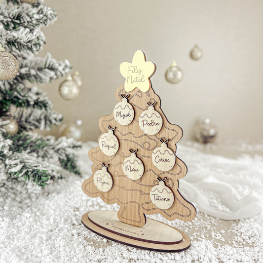 Árvore da Família com Bolas Personalizadas