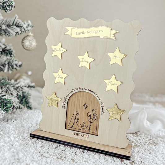 Placa Família Presépio