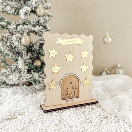 Placa Família Presépio