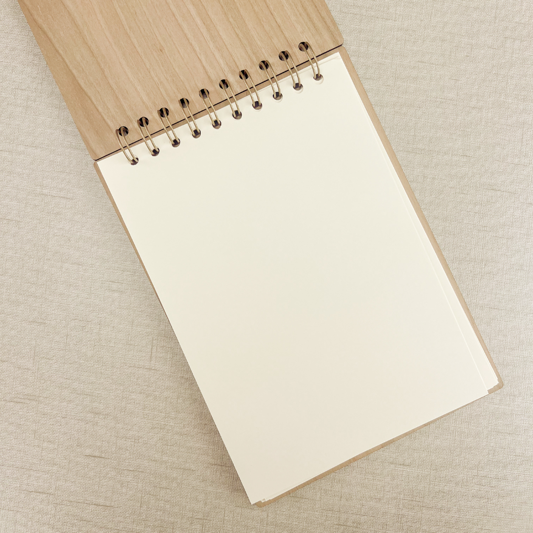 Bloco de Notas em Madeira de Cerejeira – A5