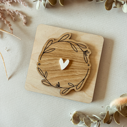 Convite Personalizado para Padrinhos de Batizado - Encaixe