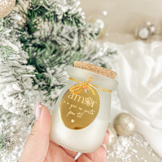 Vela com rolha de cortiça Personalizada