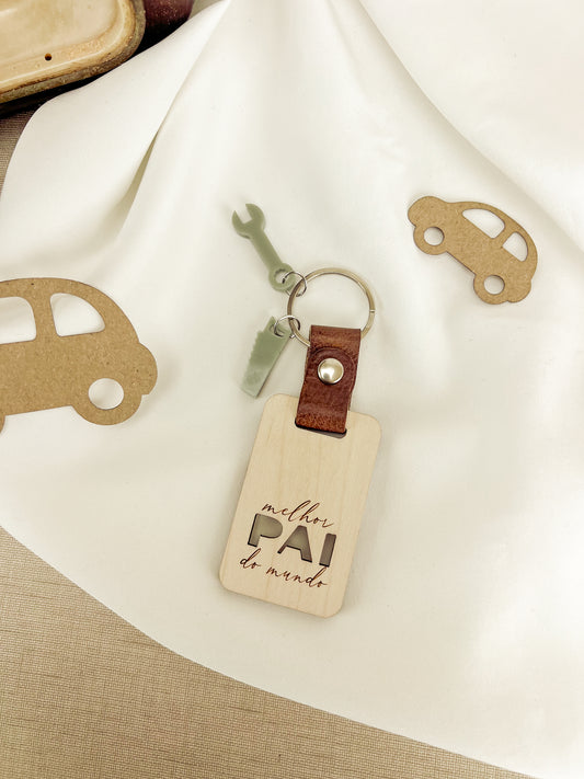 Porta-Chaves Personalizado para o Dia do Pai