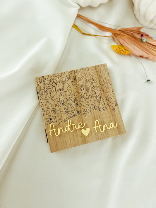 Moldura Livro com Nomes dos Padrinhos - Convite